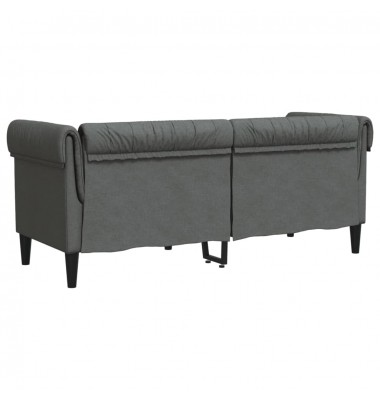  Dvivietė chesterfield sofa, tamsiai pilkos spalvos, audinys - Sofos, sofos-lovos - 6
