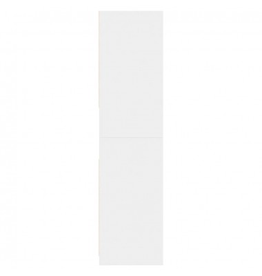  Drabužių spinta, baltos spalvos, 80x50x200cm, apdirbta mediena - Drabužių spintos - 5