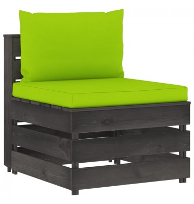  Sodo komplektas su pagalvėlėmis, 5 dalių, impregnuota mediena - Lauko baldų komplektai - 5