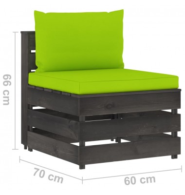  Sodo komplektas su pagalvėlėmis, 5 dalių, impregnuota mediena - Lauko baldų komplektai - 10