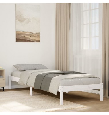  Lovos rėmas be čiužinio, baltas, 80x220cm, pušis, itin ilgas - Lovos - 1