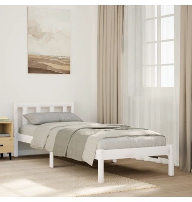  Lovos rėmas be čiužinio, baltas, 80x220cm, pušis, itin ilgas - Lovos - 1