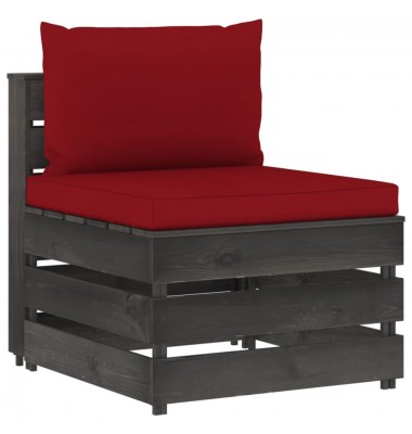  Sodo komplektas su pagalvėlėmis, 6 dalių, impregnuota mediena - Lauko baldų komplektai - 5