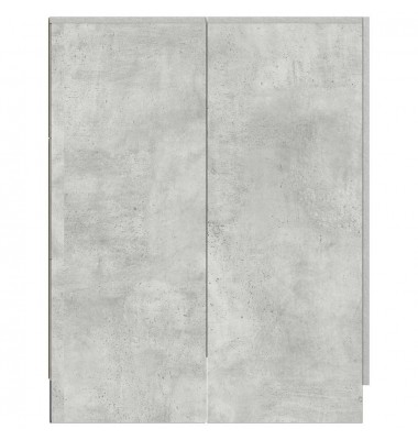  Skalbimo mašinos spintelė, betono pilka, 70,5x71,5x91,5cm - Spintelės skalbimo mašinoms - 5