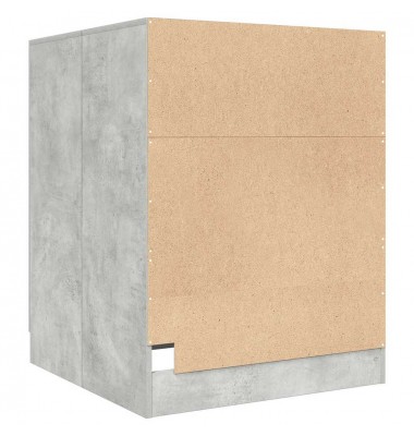  Skalbimo mašinos spintelė, betono pilka, 70,5x71,5x91,5cm - Spintelės skalbimo mašinoms - 6