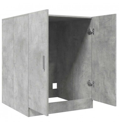  Skalbimo mašinos spintelė, betono pilka, 70,5x71,5x91,5cm - Spintelės skalbimo mašinoms - 7