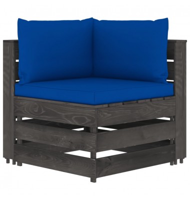  Sodo komplektas su pagalvėlėmis, 9 dalių, impregnuota mediena - Lauko baldų komplektai - 3
