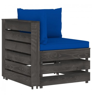  Sodo komplektas su pagalvėlėmis, 10 dalių, impregnuota mediena - Lauko baldų komplektai - 4