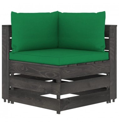 Sodo komplektas su pagalvėlėmis, 8 dalių, impregnuota mediena - Lauko baldų komplektai - 3