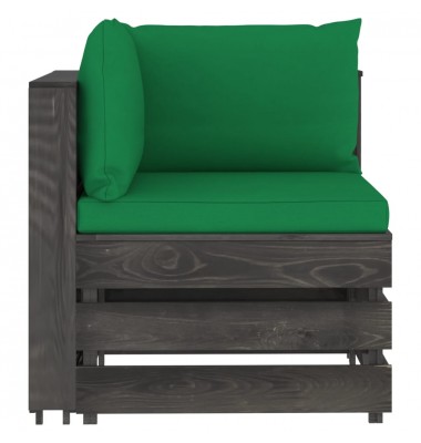  Sodo komplektas su pagalvėlėmis, 8 dalių, impregnuota mediena - Lauko baldų komplektai - 4
