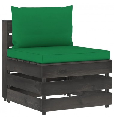  Sodo komplektas su pagalvėlėmis, 8 dalių, impregnuota mediena - Lauko baldų komplektai - 5