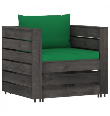  Sodo komplektas su pagalvėlėmis, 8 dalių, impregnuota mediena - Lauko baldų komplektai - 7
