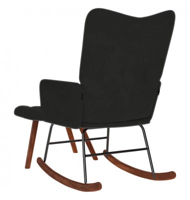  supama kėdė su taburete Black Velvet - Supamos kėdės - 8
