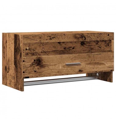  Spinta Old Wood 70x32,5x35 cm Engineered Wood - Drabužių spintos - 2