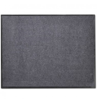 Pilkas PVC Durų Kilimėlis, 90 x 60 cm - Durų, virtuvės kilimai - 1
