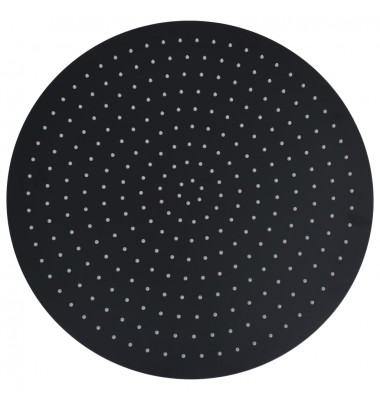  Lietaus dušo galvutė, juoda, 50cm, nerūdijantis plienas - Dušo sistemos - 2