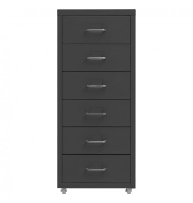  Mobili spintelė dokumentams, antracito, 28x41x69cm, metalas - Dokumentų spintos - 2