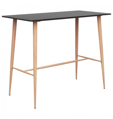  Baro stalas, juodos spalvos, 120x60x105cm - Stalai - 1