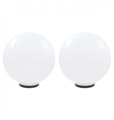  LED lempos, rutulio formos, 2vnt., sferinės, 50cm, PMMA - Lauko apšvietimas - 1