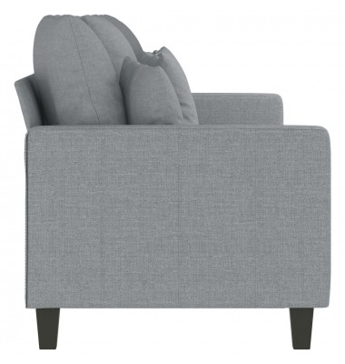  Trivietė sofa, šviesiai pilkos spalvos, 180cm, audinys - Sofos, sofos-lovos - 4