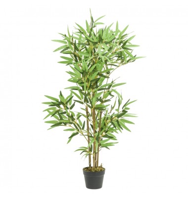  Dirbtinis bambukas, žalios spalvos, 120cm, 552 lapai - Dirbtiniai augalai - 1