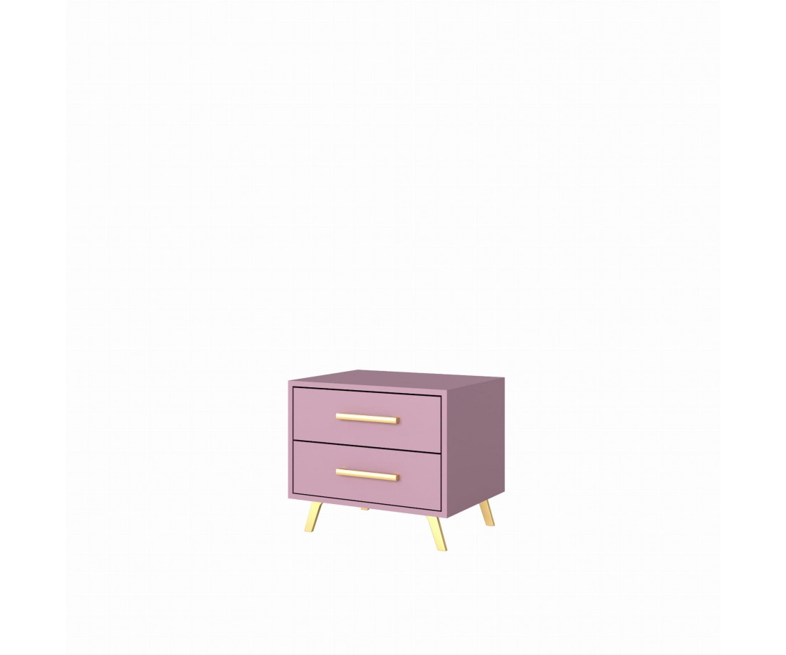 Naktinis staliukas (rožinis) - Spalvoti baldai - 1
