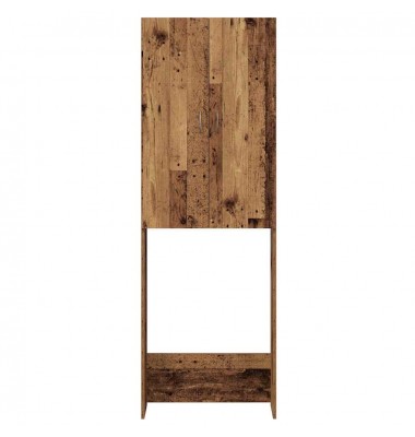  Skalbimo mašinos spintelė, sendintos medienos, 64x25,5x190cm - Spintelės skalbimo mašinoms - 6