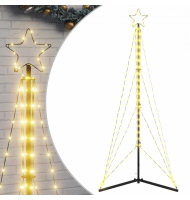  LED Kalėdų eglutė 363 LEDs Šilta Balta 182 cm - Kalėdinės eglutės - 2