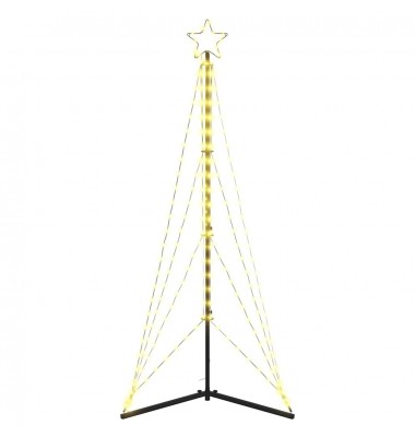  LED Kalėdų eglutė 363 LEDs Šilta Balta 182 cm - Kalėdinės eglutės - 6