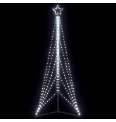  LED Kalėdų eglutė 525 LED Šalta Balta 302 cm - Kalėdinės eglutės - 1