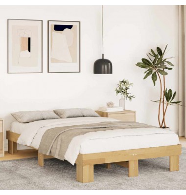  Lovos rėmas be čiužinio 120x200 cm ąžuolo masyvo - Lovos - 1