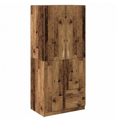  Spinta Old Wood 80x52x180 cm Engineered Wood - Drabužių spintos - 2
