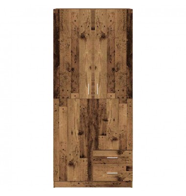  Spinta Old Wood 80x52x180 cm Engineered Wood - Drabužių spintos - 4