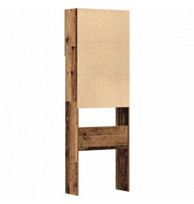 Skalbimo mašinos spintelė Old Wood 64x24x190 cm Engineered Wood - Spintelės skalbimo mašinoms - 8