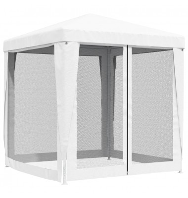  Proginė palapinė su 4 tinklinėmis sienomis, balta, 2x2m - Lauko pavėsinės - 4