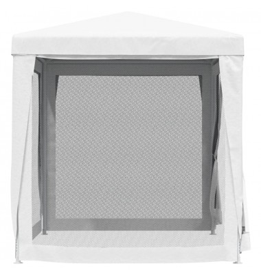  Proginė palapinė su 4 tinklinėmis sienomis, balta, 2x2m - Lauko pavėsinės - 5