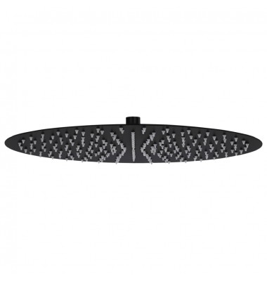  Lietaus dušo galvutė, juoda, 40cm, nerūdijantis plienas - Dušo sistemos - 1