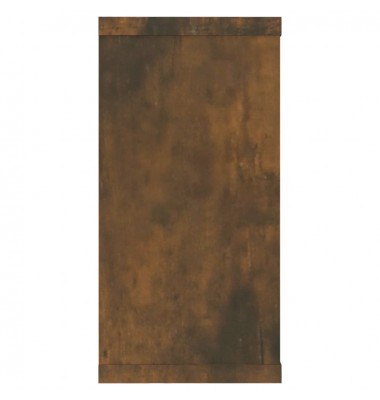  Sieninės lentynos, 2vnt., dūminio ąžuolo, 100x15x30cm, mediena - Pakabinamos lentynos, spintelės - 7