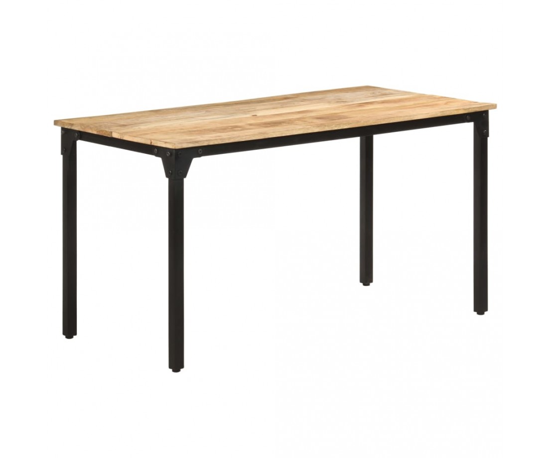 Valgomojo stalas, 140x70x76cm, neapdorota mango mediena - Stalai - 1 Valgomojo stalas, 140x70x76cm, neapdorota mango mediena - Stalai - 1