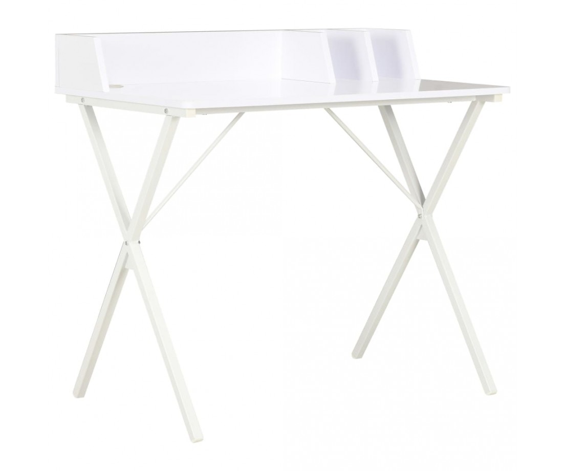 Rašomasis stalas, baltos spalvos, 80x50x84cm - Rašomieji stalai - 1 Rašomasis stalas, baltos spalvos, 80x50x84cm - Rašomieji stalai - 1