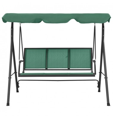  Sodo sūpynės-suoliukas, žalios, 170cm, tekstilenas ir plienas - Supynės, hamakai - 2