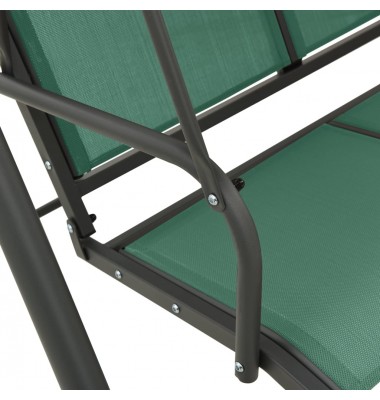  Sodo sūpynės-suoliukas, žalios, 170cm, tekstilenas ir plienas - Supynės, hamakai - 6