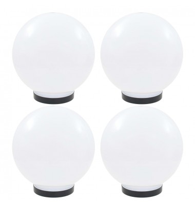  LED lempos, rutulio formos, 4vnt., sferinės, 25cm, PMMA - Lauko apšvietimas - 1