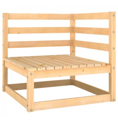  Sodo poilsio baldų komplektas, 3 dalių, pušies medienos masyvas - Lauko baldų komplektai - 4