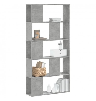  Knygų spinta, 5 aukštų, betono, 80,5x23,5x162,5cm, mediena - Pastatomos lentynos, spintelės - 1
