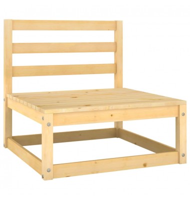  Sodo poilsio baldų komplektas, 9 dalių, pušies medienos masyvas  - Lauko baldų komplektai - 4