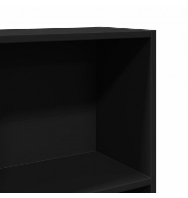 Knygų spinta, juodos spalvos, 60x24x109cm, apdirbta mediena - Pastatomos lentynos, spintelės - 7