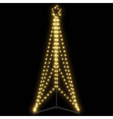  LED Kalėdų eglutė 363 LEDs Šilta Balta 182 cm - Kalėdinės eglutės - 1