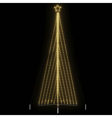 LED Kalėdų eglutė 789 LEDs Šilta Balta 476 cm - Kalėdinės eglutės - 1