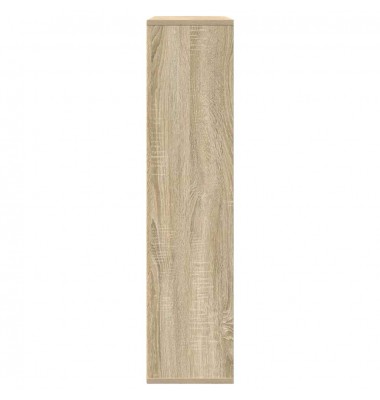  Knygų spinta, sonoma ąžuolo, 89x24x101,5cm, apdirbta mediena - Pastatomos lentynos, spintelės - 5